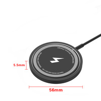 Kabel Pengisi Daya Nirkabel Tipe C USB Pengisi Daya Nirkabel TPE Paduan Magnetik Kuat Lintas Batas Pengisian Cepat 15W untuk Dua-dalam-Satu