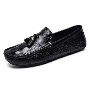 2021 Cheap Sale High Quality Customized Genuine Leather Faranzi Loafer Mens Casual Dress Shoes Big Size 50