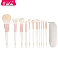 MSQ Professional Lot de 11 pinceaux de maquillage Stock de gros avec correcteur pour le visage, marque privée