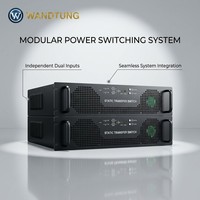 Interruptor de Transferencia de Energía PDU Inteligente 1U con Gestión Remota de Red, Doble Entrada STS ATS para Redundancia de Rack en Centros de Datos