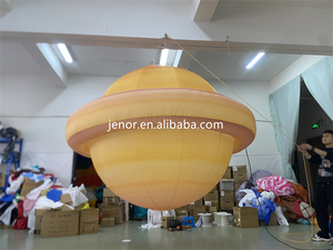 Nhà máy giá rẻ bán hàng lớn thổi lên Hành Tinh bóng cho Đảng trang trí <span class=keywords><strong>Inflatable</strong></span> <span class=keywords><strong>Saturn</strong></span> với ánh sáng - Product Image 2
