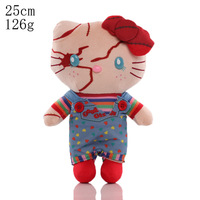 Peluche Horreur Personnalisée Art the Clown Scream Ghostface Chucky – Animaux en Peluche Doux et Effrayants pour les Fans de Films – Cadeau d'Halloween