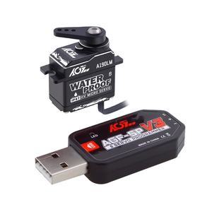 มอเตอร์ดิจิตอล RC รุ่น A19DLM 25T Spline Super Speed Magnetic Metal Gear กันน้ำ 4 กก. สำหรับรถบังคับขนาด 1/18 พร้อมระบบ Shift/Steering Expert สำหรับอะไหล่ - Product Image 2