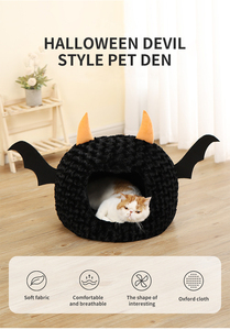 Cama Rectangular Elevada para Perros Witter 2024, Diseño Encantador, Patrón Sólido, Poliéster Ecológico - Product Image 4