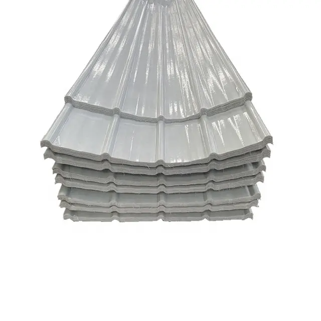 カスタマイズされたガラス繊維FRP屋根シートサウジアラビアプラスチック繊維ガラス段ボールシート