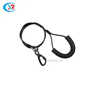 Hands Free Dog Leash Double Hook Traction Rope Cable Slip Lead Steel Wire Anti-bite Dog 10M Rope Pet Leashes