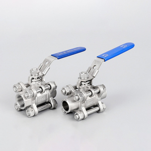 บอลวาล์วสุขภัณฑ์ SS304 316L 3ทาง1 "2" 3 "4" "4" แบบเต็มพอร์ตตัวหนีบสามทางด้วยมือตัวทีสแตนเลสทำความสะอาด - Product Image 4