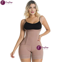 Gaine sculptante taille haute à compression élastique, effet ventre plat, rehausseur de hanches, maintien ferme