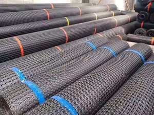 NBG-100 sợi thủy tinh geogrid 50kn Geo lưới hợp chất vật nuôi không dệt vải cho gia cố đường và xây dựng - Product Image 6