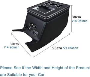 Reposabrazos con Espacio de Almacenamiento y Carga USB para <span class=keywords><strong>Mercedes</strong></span>-Benz Clase V V220 V260 V250 W447 <span class=keywords><strong>Vito</strong></span>, Consola Central - Product Image 2