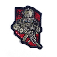 Patch décoratif tactique en velcro brodé, badge moral pour sac à dos, veste, chapeau, patch décoratif personnalisé à boucle et crochets