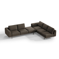 Ensemble de canapés modulaires de bureau modernes en cuir rembourrés personnalisables pour hall commercial, hôpital, école, entreprise, salle d'attente, réception