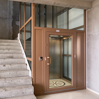 Heißer Verkauf: Luxuriöser hydraulischer Mini-Aufzug für Zuhause und Hotel – Personenaufzug mit Glaswand