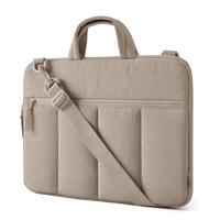 Sac pour ordinateur portable léger avec rembourrage doux, sac d'ordinateur professionnel pour le bureau, les voyages et les affaires