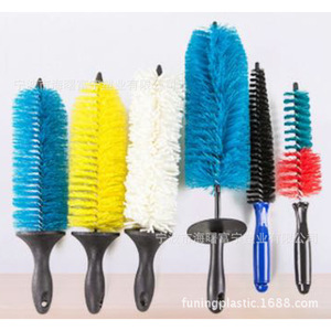 Car <b>Wheel</b> <b>Brush</b> 8.5X37Cm Blue PP Material For Tire Cleaning - Product Image 4