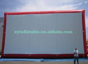Écran de cinéma extérieur gonflable rouge de sortie d'usine, projection arrière d'écran de cinéma gonflable pour le cinéma de <span class=keywords><strong>voiture</strong></span> - Product Image 2