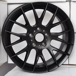 Jantes SYAC neuves E46 M3 CSL E36 E38 E39 5x120, <span class=keywords><strong>18</strong></span> pouces, en alliage d'aluminium, finition noir mat, multi-branches, pour voitures de tourisme. - Product Image 2