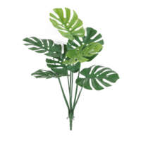 Feuilles artificielles de Monstera de haute qualité Turtle Back pour la décoration des fêtes de Thanksgiving, plante artificielle verte