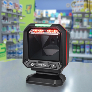 GUOTAO ODM P96 2D Desktop Qrcode Escáner de código de barras Supermercados Alternativa 7980G Qr Lector de código de barras Escáner Plataforma - Product Image 2