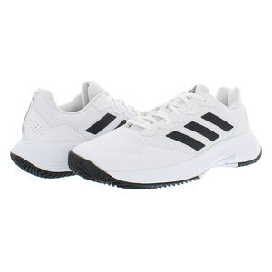 Adidas Gamecourt <b>2</b> Wide Mens Shoes Color: <b>White</b>/<b>Black</b> 100% Authentic - Product Image 3