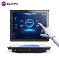 Moniteur tactile industriel HMI 15,6 pouces, écran tactile PC avec processeur N150 sans ventilateur et système d'exploitation Linux, ports RS485 RJ45 RS232 USB 3.0