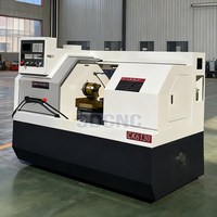 Torno CNC Horizontal de Alta Precisión CK6130, 300 mm de Diámetro de Torneado, Motor FANUC/ Control CNC para Torneado de Piezas Metálicas de Trabajo Mediano