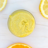 Gommage exfoliant au curcuma pour le visage et le corps à la vitamine C, au sucre et au miel, gommage vaginal Yoni, gommage corporel au curcuma