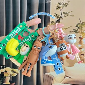 Dễ thương nhất cho phim hoạt hình mới phim hoạt hình cao su hình Keychain đồ chơi <span class=keywords><strong>Key</strong></span> Tag cho túi đồ trang sức chìa khóa xe phụ kiện - Product Image 4