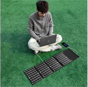 Panneau solaire monocristallin pliable 5V 18V 12V, chargeur solaire portable pour le camping en plein air, la randonnée, la recharge de téléphone, la banque d'alimentation - Product Image 4