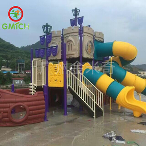 Divertido Parque Infantil Comunitario al Aire Libre con Tobogán para Niños, Zona de Juegos para Desarrollar Habilidades Sociales y Tiempos Felices - Product Image 5