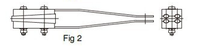 Collier d'ancrage en plastique calé SENTUO PA1500 pour accessoires d'alimentation de ligne aérienne