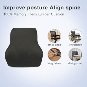 Schienale intero per sedia da ufficio progettato ortopedico cuscino di supporto lombare per alleviare il dolore alla schiena regolabile ortopedico cuscino per schienale - Product Image 6
