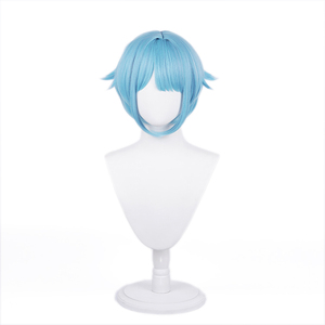 Ainizi วิกผมคอสเพลย์ Shino <span class=keywords><strong>Hajime</strong></span> ตัวละครสีน้ำเงินสั้น30ซม. จาก Es2 - Product Image 5