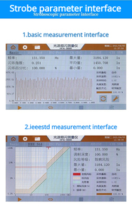 Huipu HFA-3000 Lichtquelle <span class=keywords><strong>LED</strong></span>-Stroboskopisches Testgerät Beleuchtungsstärkemessgerät Blitzlicht-Messinstrument - Product Image 3