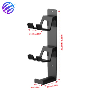 <span class=keywords><strong>Support</strong></span> <span class=keywords><strong>Mural</strong></span> en Aluminium pour Manettes de Jeu PS5, <span class=keywords><strong>PS4</strong></span>, Xbox, Nintendo Switch et Casques – <span class=keywords><strong>Support</strong></span> de Présentation d'Accessoires de Jeu - Product Image 2