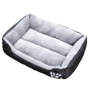 Large Dog Bed Soft Plush Pet Sofa Kennel Cushion Pad Crate Mat Blanket Car Seat Cover for Small Medium Large Dogs Puppy Cats