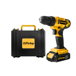 Juego de Herramientas Eléctricas Portátiles GSFixtop con Batería de Litio para Profesionales Industriales, Batería para Taladro Inalámbrico Power Craft - Product Image 1