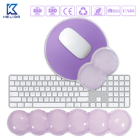 Alas Mouse Gel Transparan Anime Kartun Grosir Pabrik, Penyangga Pergelangan Tangan Nyaman untuk Gaming, Tahan Air, Alas Anti Selip untuk Kantor