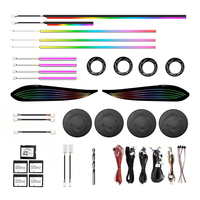 Kit d'éclairage d'ambiance intérieur LED Symphony 256 couleurs pour BMW Série 4/5 M4 F82/F83/F32/F33/F10/18 - Accessoires de décoration