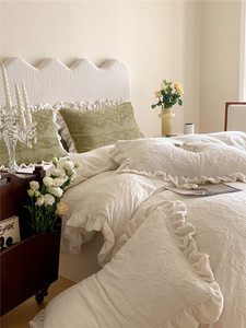 4 piezas gruesas y esponjosas patrón 3D de lujo de lana cama ropa de cama funda nórdica juego de sábanas con 2 fundas de almohada para niños y adultos - Product Image 5