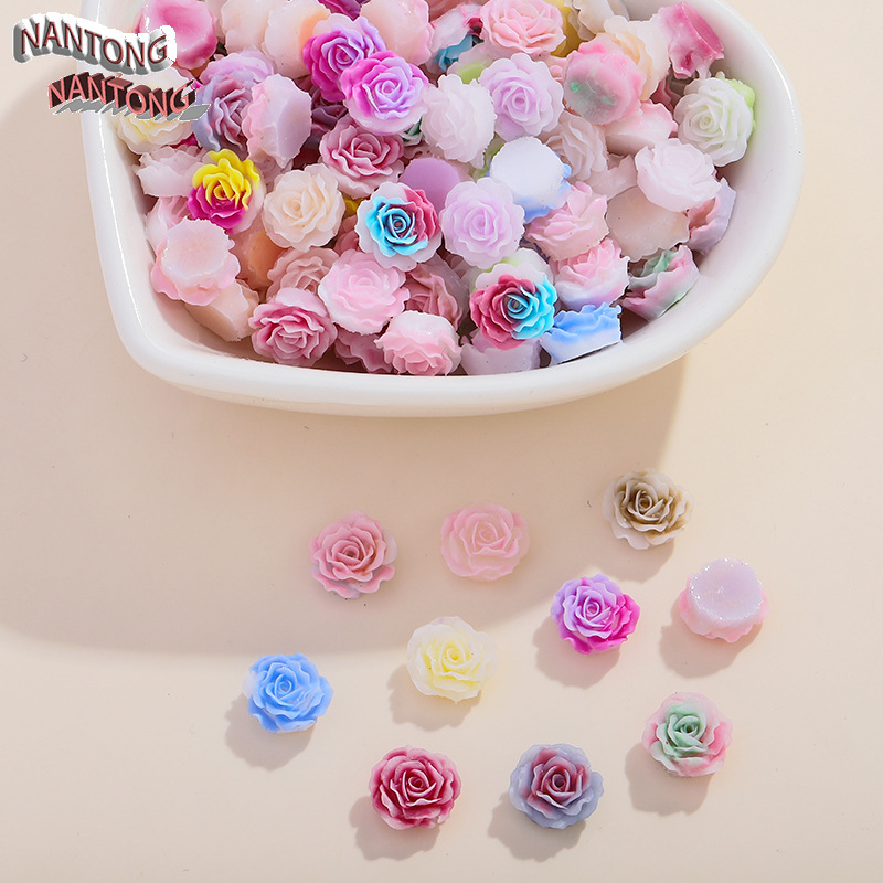 1.Diseño mixto de rosas y camelias [9 mm de diámetro]