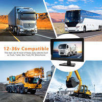 10 pouces 4CH écran LCD Quad View voiture moniteur système TV AHD moniteur 4 vidéo HD Signal entrée avec caméra de recul