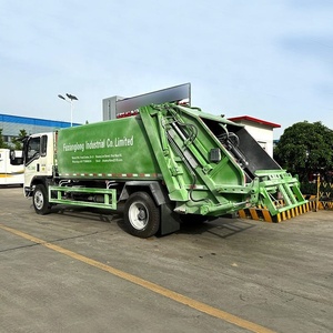 Camion compacteur d'ordures HOWO 4X2 6-10CBM pour la collecte des déchets commerciaux et les services municipaux - Product Image 3