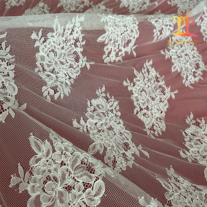 Tissu en dentelle de tulle à cordon en maille 100 % polyester écologique pour mariée, vente en gros, pas cher, largeur 150 cm, <span class=keywords><strong>Xiao</strong></span> <span class=keywords><strong>Mei</strong></span> - Product Image 6