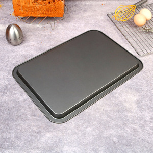 Bandeja <span class=keywords><strong>para</strong></span> hornear <span class=keywords><strong>rectangular</strong></span> mediana de metal antiadherente con fondo extraíble y fácil liberación <span class=keywords><strong>para</strong></span> pastel y pastel - Product Image 5