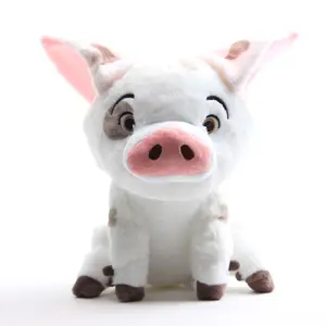 Pua毛绒玩具定制莫阿纳梅根宠物猪Pua毛绒动物可爱卡通毛绒20厘米动物娃娃婴儿玩具制造商