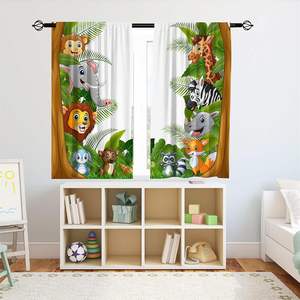 <strong>Superhero</strong> Turtles Window <strong>Curtains</strong> for Kids Bedroom Rod Pocket Window Treatments Drapes 2-Piece Drape Set - Product Image 6