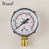 Industrial Measurement Meter 0-10 bar 1.6bar 25bar 250bar 400bar Gas Air Pressure Gauges for Regulator