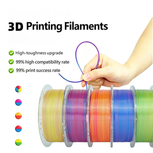 PLA Silk High Toughness Dual and Triple Color 3D Printer Filament FDM 1.75mm with Spool for Bambu <b>Lab</b> and Creality - Product Image 1