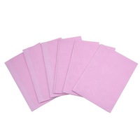 Serviettes de tatouage noires jetables durables 2 papier 1 poly, bavoirs dentaires imperméables, désinfectants EOS, 33x45cm, directement de l'usine
